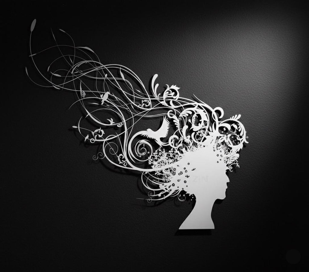 Premium Mind and Creativity Metal Wall Art