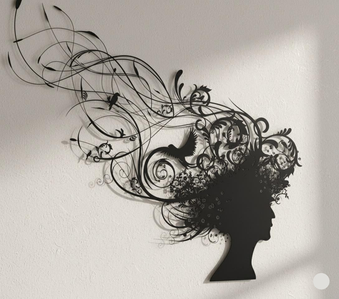 Premium Mind and Creativity Metal Wall Art