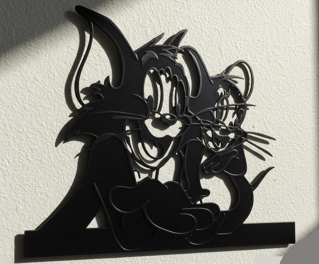 Premium Tom and Jerry Metal Wall Decor