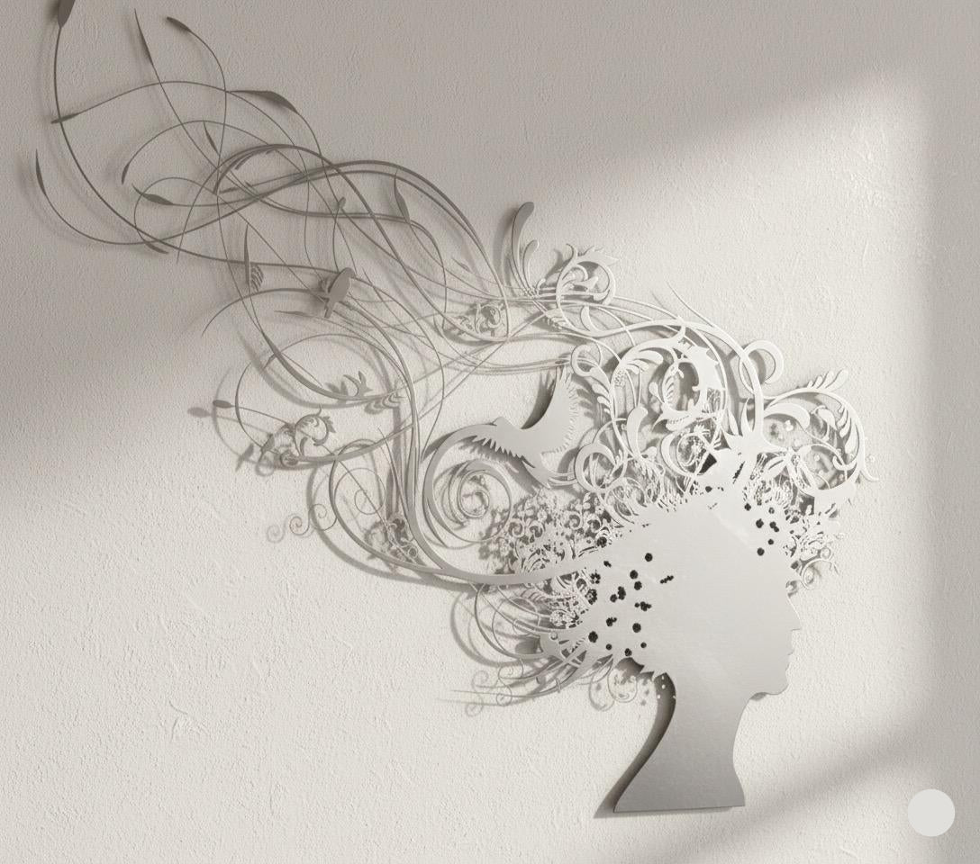 Premium Mind and Creativity Metal Wall Art