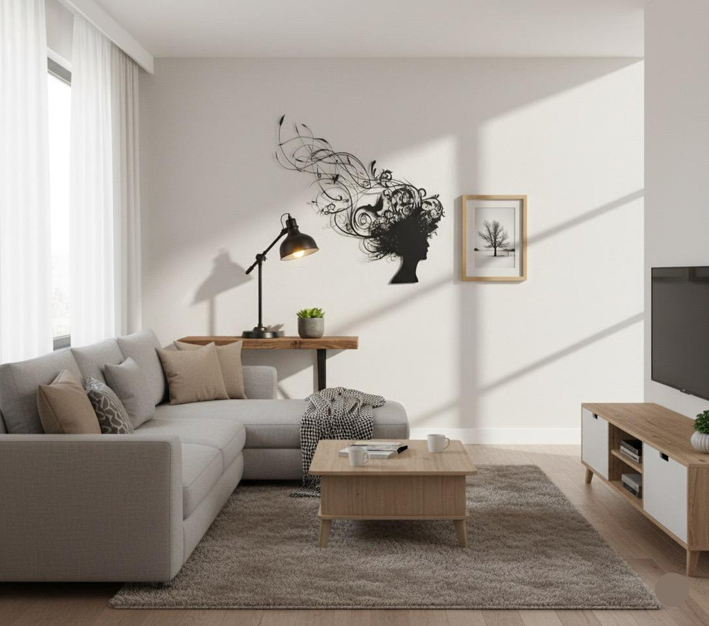 Premium Mind and Creativity Metal Wall Art